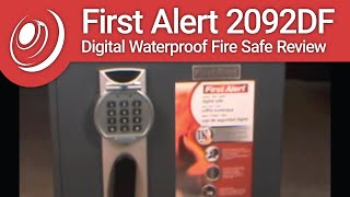 First Alert 2092DF Digital Waterproof Fire Safe Review [upl. by Hoopen117]