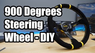 900 Degreess DIY Steering Wheel Cheapest Version [upl. by Yspyg]