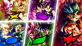 Using EVERY MONO Team in Dragon Ball LEGENDS PvP [upl. by Cohlier412]