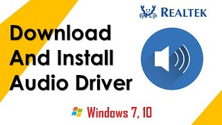 How to download and install audio driver for windows 7 [upl. by Raeann63]