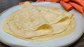 How to make Soft Flour Tortillas  Burrito  Taco Wrappers  Step by Step  Episode 1209 [upl. by Aciria381]