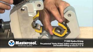 Mastercool 71500 quotHydraKrimpquot Hydraulic AC Hose Crimper [upl. by Harry]