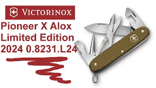 Victorinox 08231L24 Victorinox Pioneer X 93mm  Alox Limited Edition 2024 Pocket Knife 9 Functions [upl. by Yee]