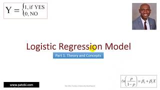 Logistic Regression 1  Theory and Concepts [upl. by Ellemrac]