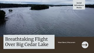 Breathtaking Flight Over Big Cedar Lake [upl. by Vowel]