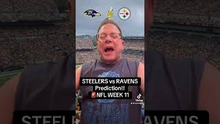 STEELERS vs RAVENS Prediction🚨NFL WEEK 11 [upl. by Aillemac]