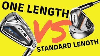 ONE LENGTH vs variable length irons  Is it BETTER [upl. by Jen]