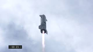 Starship  SN10  HighAltitude Flight Test [upl. by Aelc978]