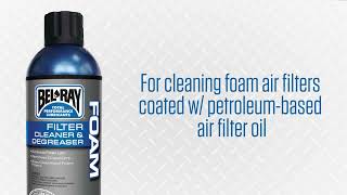 BelRay® Foam Filter Cleaner amp Degreaser [upl. by Archle]