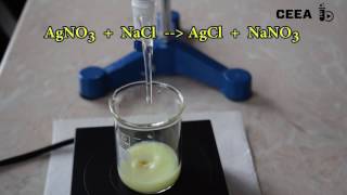 TITRATION OF CHLORIDE IONS WITH SILVER NITRATE [upl. by Langham278]