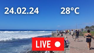 🔴🌡️LIVE Gran Canaria Maspalomas February 24 2024 Weather Wetter [upl. by Oretna847]