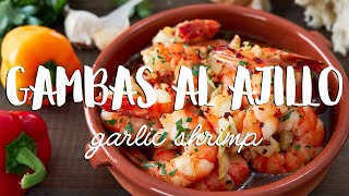 Gambas al Ajillo Recipe Garlic Shrimp [upl. by Desiri]