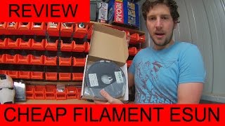 ESUN 3MM PLA Filament Review [upl. by Gerrie104]