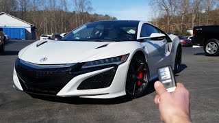 2017 Acura NSX Start Up Exhaust Walkaround and Review [upl. by Spalding]