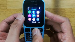 How to Insert Number In Text Messages in Nokia 105  Nokia Tips and Tricks [upl. by Deeraf]