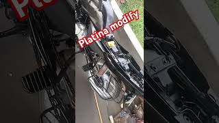 Platina bike modifyplatina ES 2014 model modifybike repair Mindashorts video YouTube shorts [upl. by Elodia]