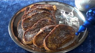 Rabanadas  Portuguese style French Toast [upl. by Dibri492]