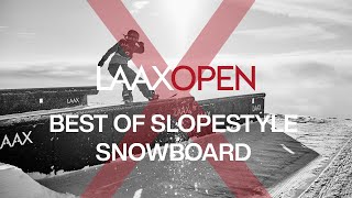 BEST OF SLOPESTYLE SNOWBOARD  LAAXOPEN 2023 [upl. by Lorene]