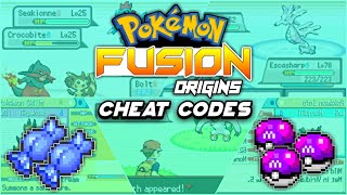 Pokemon FUSION ORIGINS Cheat Codes  100 Working Cheat Codes for Pokemon FUSION ORIGINS 2023 [upl. by Donavon122]