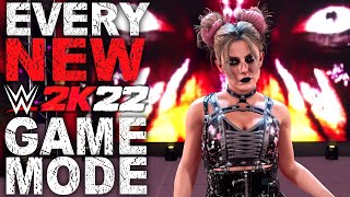 Every New Game Mode In WWE 2K22 [upl. by Golanka]