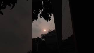 Evening view of SUN ON CHATH PUJA DAY planetx secondsun 2029 [upl. by Nuarb263]