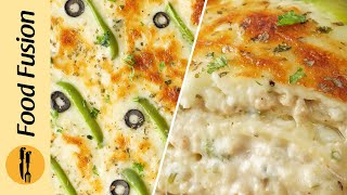 Chicken Lasagna with Creamy Sauce Recipe by Food Fusion [upl. by Soule233]