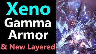 MHW Xeno Gamma amp Commission Layered Armor Showcase  Arch Tempered Xenojiiva Rewards [upl. by Kelleher]