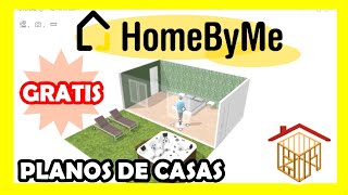 Cómo hacer Planos de Casas Online con Home By Me [upl. by Scevo787]