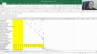 Generating a species accumulation plot in excel for BBS data [upl. by Aerdnaz550]