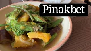 PINAKBET RECIPE  a simple all veggie pinakbet recipe without shrimp or pork [upl. by Bengt]