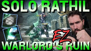 EZ Solo RATHIL With STRAND Titan No Artifact Mods Low Light No Navigator No Swaps  Destiny 2 [upl. by Wichern]