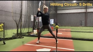 Softball Hitting Circuit  5 Drills [upl. by Giselbert]