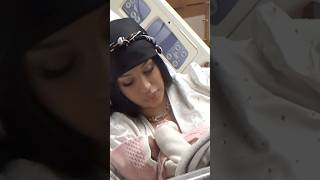 Cardi B shares footage of her giving birth to her baby girl 💖👩‍🍼 Adorable [upl. by Lise]