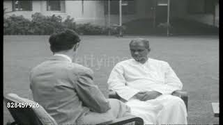 WIJAYANANDA DAHANAYAKE  CEYLON PRIME MINISTER INTERVIEW [upl. by Ataynik]