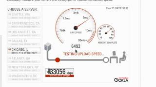 Speakeasy Speed test 33mbps [upl. by Sitnik305]