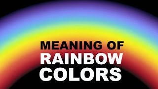 7 Colors Of Rainbow  Its Meaning And Significance [upl. by Iand356]