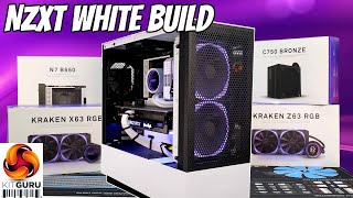 NZXT White Build featuring H510 Flow [upl. by Nirrep]