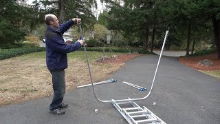 DIY 48quot Extension Ladder Stabilizer [upl. by Emiolhs792]