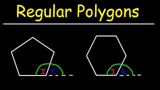 How To Calculate The Interior Angles and Exterior Angles of a Regular Polygon [upl. by Aimahs]