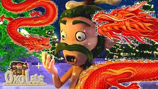 Oko Lele 🎄 Dragon Power 🐲🐉 Lunar New Year сollection ⭐ Episodes in a row  CGI animated short [upl. by Imac]