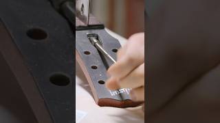 How your Gibson acoustic guitar bridges are glued  The Process S2 EP11 [upl. by Wilburt]