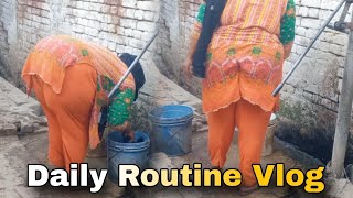 Daily Routine Vlog Cloths Washing Vlog Pakistani Family pakistan village routinevlog [upl. by Sone]