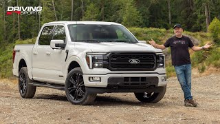 2024 Ford F150 Lariat Powerboost 4x4 Review and Trail Test [upl. by Nonnarb]