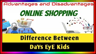 Pros and Cons of Online Shopping  Explained  Advantages  Disadvantages  English Subtitles [upl. by Sewole728]