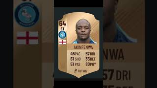 Akinfenwa fifa card evolution [upl. by Bugbee]