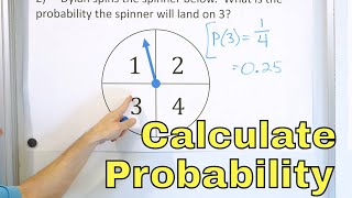 Calculating the Probability of an Event  775 [upl. by Lyman]