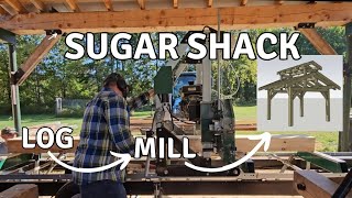 10x10 Timber Frame Sugar Shack for Paul Bunyan [upl. by Otrevire]