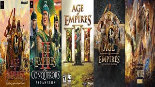 evolution of Age of Empires games  1997  2024 [upl. by Graniah]