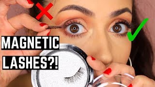 How To Apply Magnetic Lashes  Magnetic Lashes Review [upl. by Anual]