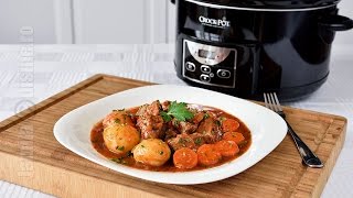 Gulas de vita gatit la slow cooker Crock Pot  JamilaCuisine [upl. by Theis]